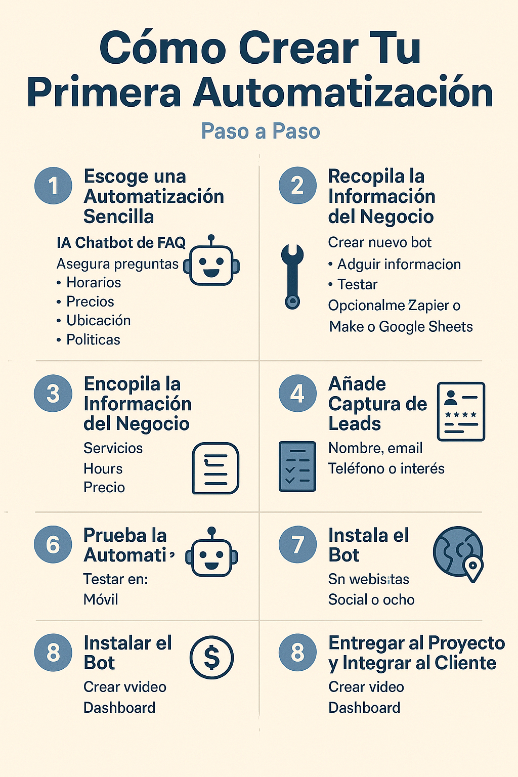 Guía visual para crear tu primera automatización con IA paso a paso