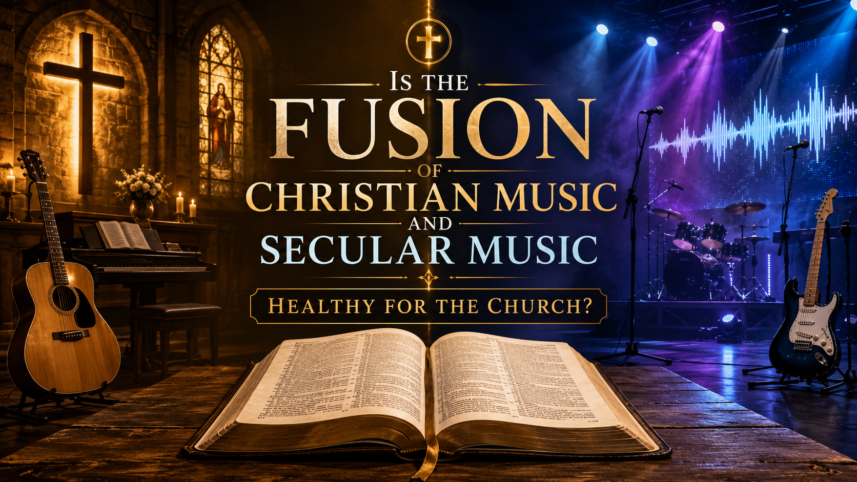 Christian church examining the relationship between worship music and secular musical styles from a biblical perspective.