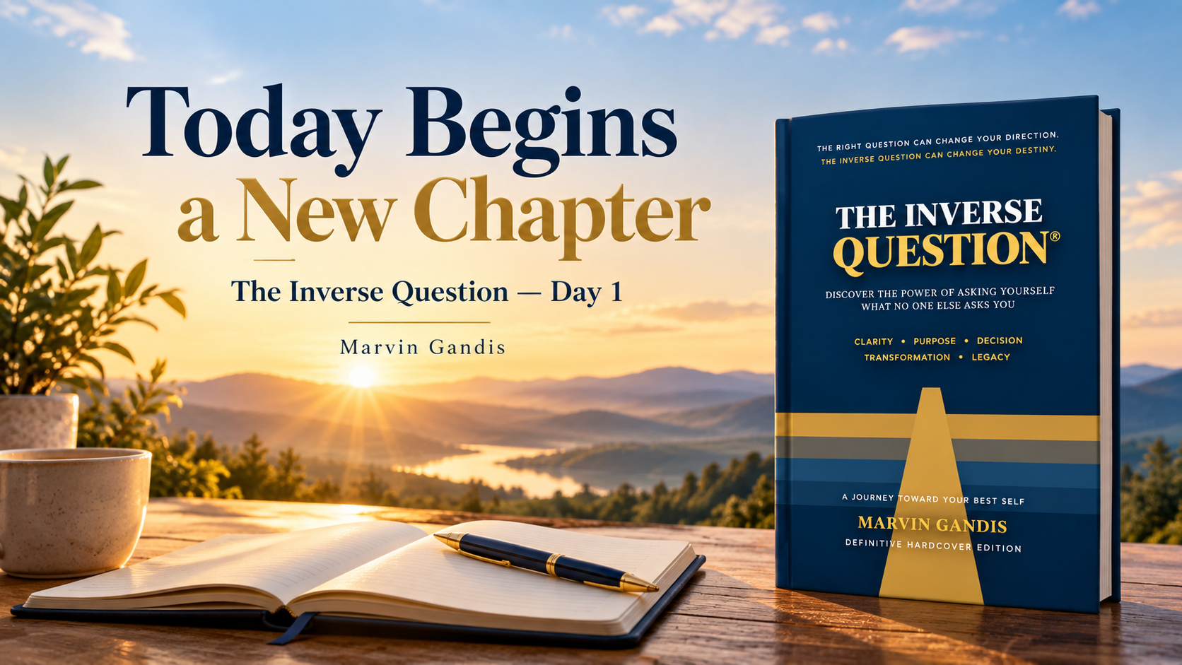 The Inverse Question Day 1 by Marvin Gandis, a reflection about habits, repeated choices, personal responsibility, and the future we are building today.